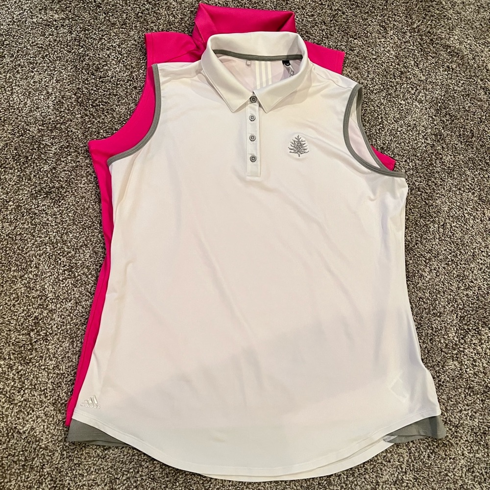 Adidas women’s golf shirt sz XL EUC
